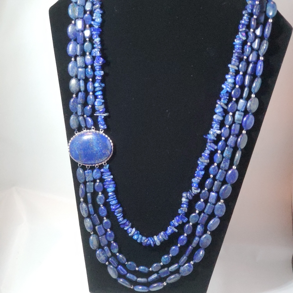 NWOT Lapis lazuli layered necklace